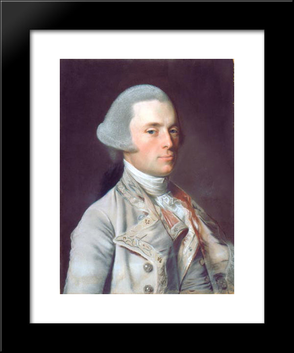 Governor John Wentworth 20x24 Black Modern Wood Framed Art Print Poster by Copley, John Singleton
