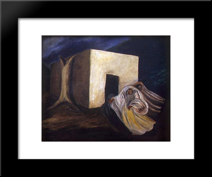 The White House 20x24 Black Modern Wood Framed Art Print Poster by Orozco, Jose Clemente