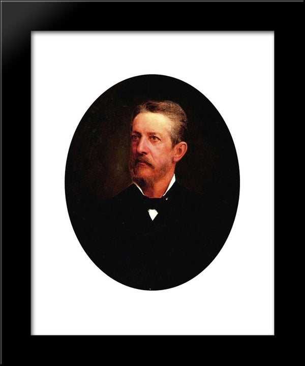 Jose Alves De Cerqueira Cesar 20x24 Black Modern Wood Framed Art Print Poster by Almeida Junior, Jose Ferraz de