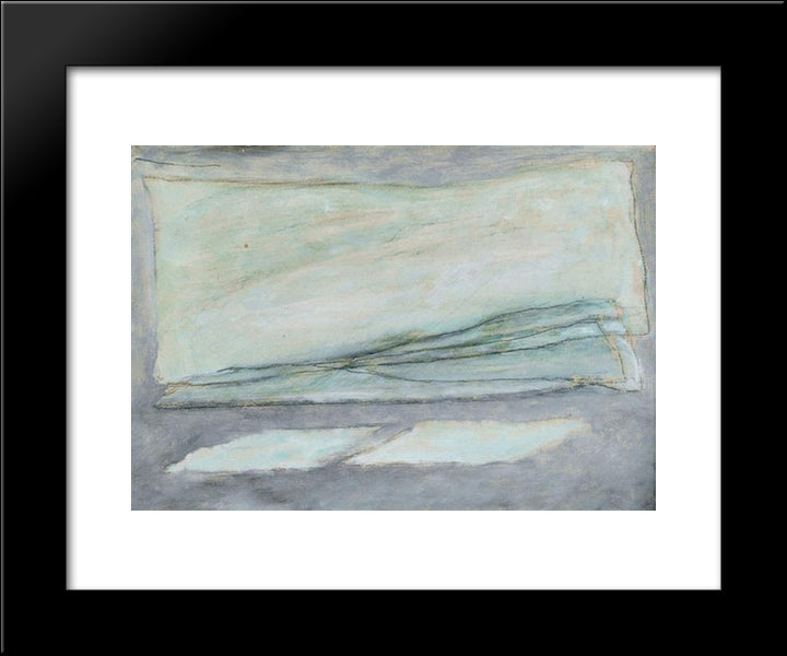 Paysage Ii 20x24 Black Modern Wood Framed Art Print Poster by Sima, Josef