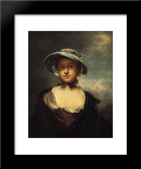 Catherine, Lady Chambers 20x24 Black Modern Wood Framed Art Print Poster by Reynolds, Joshua