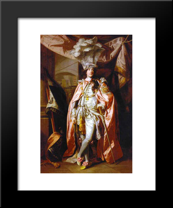Charles Coote, 1St Earl Of Bellamont 20x24 Black Modern Wood Framed Art Print Poster by Reynolds, Joshua