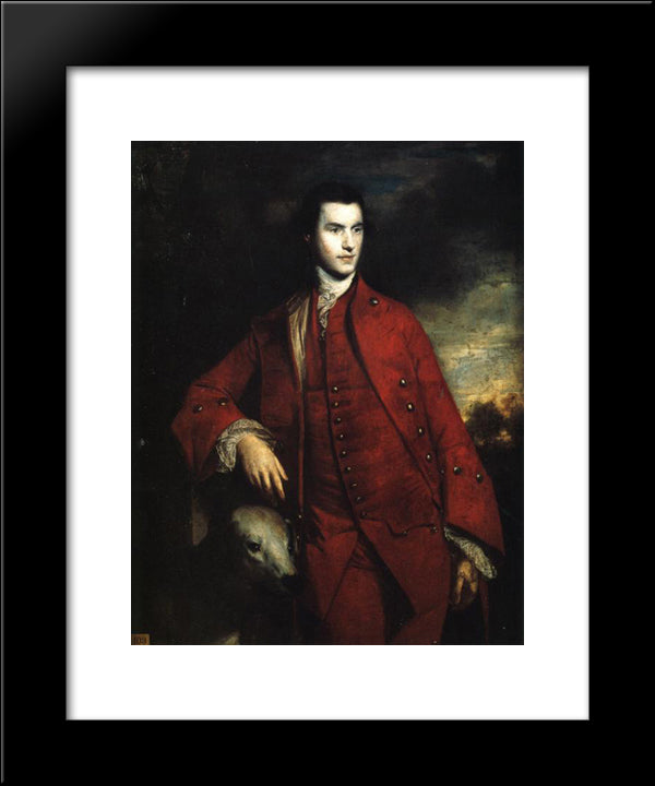 Charles Lennox, 3Rd Duke Of Richmond And Lennox 20x24 Black Modern Wood Framed Art Print Poster by Reynolds, Joshua