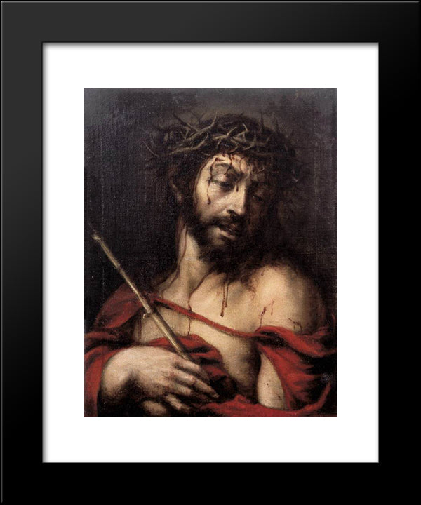 Ecce Homo 20x24 Black Modern Wood Framed Art Print Poster by Valdes Leal, Juan de