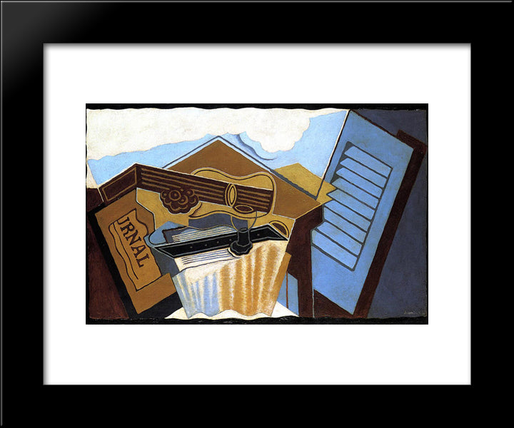 The Cloud 20x24 Black Modern Wood Framed Art Print Poster by Gris, Juan