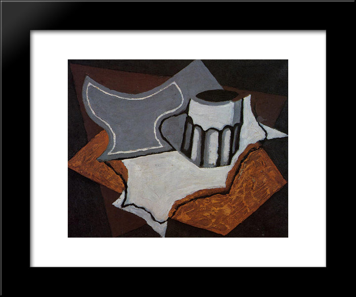 The Goblet 20x24 Black Modern Wood Framed Art Print Poster by Gris, Juan