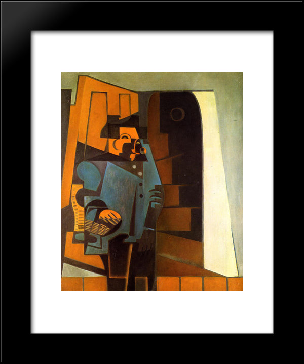 The Miller 20x24 Black Modern Wood Framed Art Print Poster by Gris, Juan