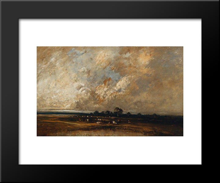 Landscape 20x24 Black Modern Wood Framed Art Print Poster by Dupre, Jules