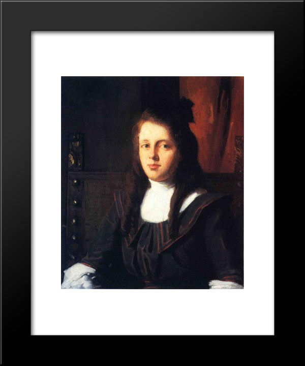 Cora 20x24 Black Modern Wood Framed Art Print Poster by Weir, Julian Alden