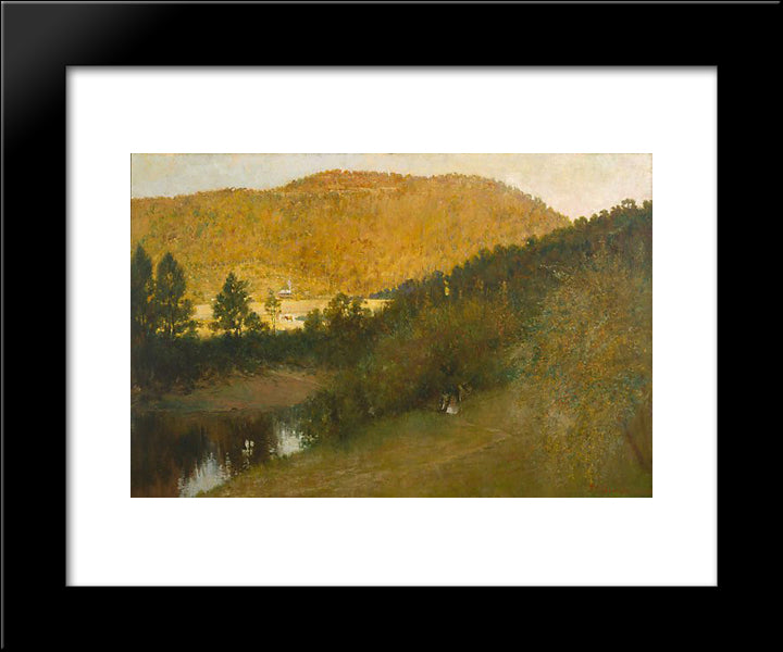 The Everlasting Hills 20x24 Black Modern Wood Framed Art Print Poster by Ashton, Julian