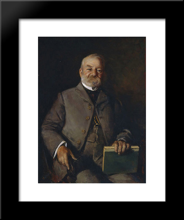 The Hon. Henry Gullett Mlc 20x24 Black Modern Wood Framed Art Print Poster by Ashton, Julian