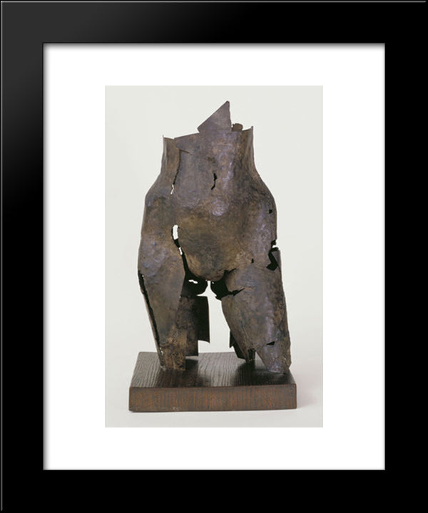 Torso 20x24 Black Modern Wood Framed Art Print Poster by Gonzalez, Julio