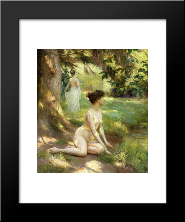 Sunlight 20x24 Black Modern Wood Framed Art Print Poster by Stewart, Julius LeBlanc