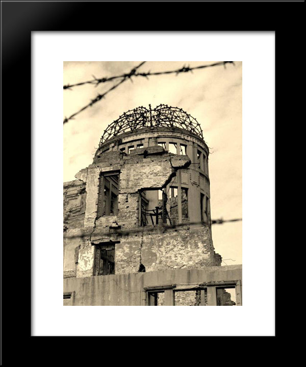 Hiroshima 20x24 Black Modern Wood Framed Art Print Poster by Yamamoto, Kanae