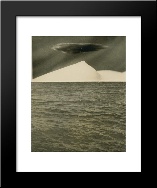 Scenery With Ocean 20x24 Black Modern Wood Framed Art Print Poster by Yamamoto, Kanae