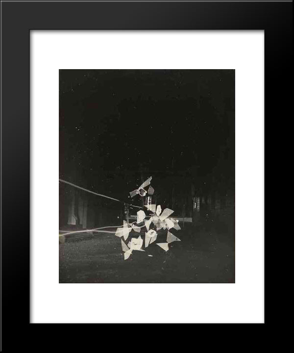 The Man Who Went Too Far 20x24 Black Modern Wood Framed Art Print Poster by Yamamoto, Kanae