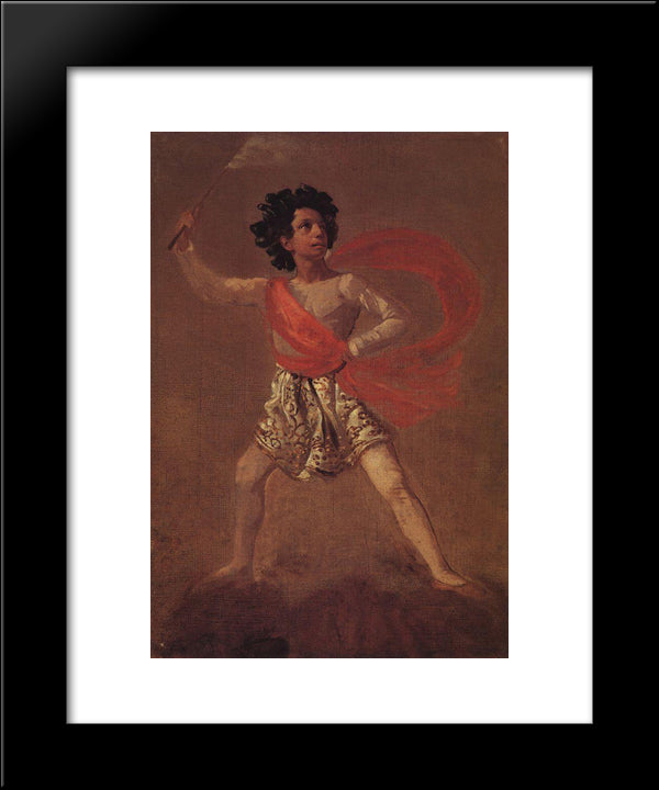 Voltigeur 20x24 Black Modern Wood Framed Art Print Poster by Bryullov, Karl