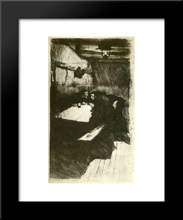 Conspiracy 20x24 Black Modern Wood Framed Art Print Poster by Kollwitz, Kathe