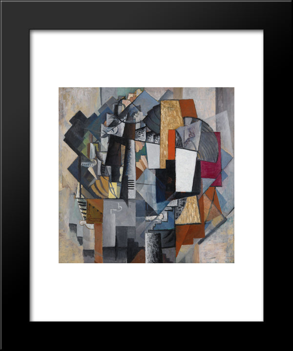 Bureau And Room 20x24 Black Modern Wood Framed Art Print Poster by Malevich, Kazimir