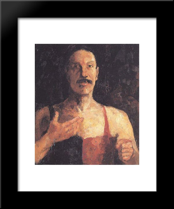 Smith 20x24 Black Modern Wood Framed Art Print Poster by Malevich, Kazimir