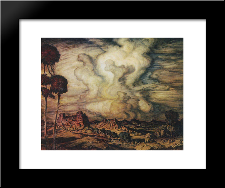 A Cloud 20x24 Black Modern Wood Framed Art Print Poster by Bogaevsky, Konstantin