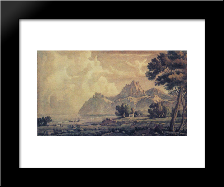 After The Rain 20x24 Black Modern Wood Framed Art Print Poster by Bogaevsky, Konstantin