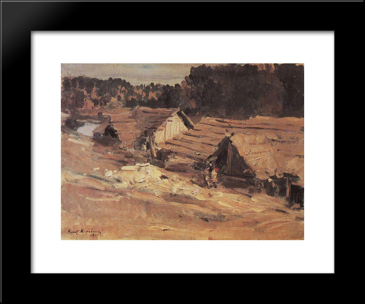 Kem 20x24 Black Modern Wood Framed Art Print Poster by Korovin, Konstantin
