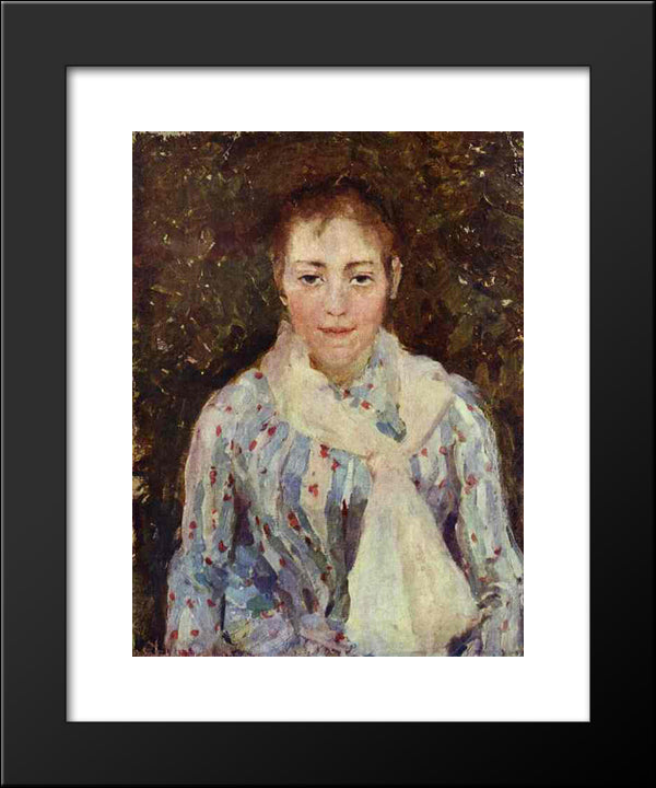 Portrait Of The Artist V. V. Wulf 20x24 Black Modern Wood Framed Art Print Poster by Korovin, Konstantin