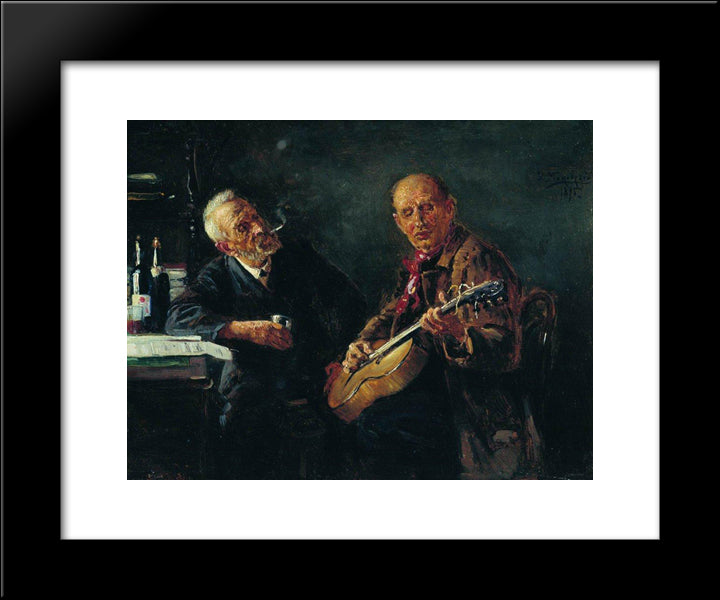 Friends 20x24 Black Modern Wood Framed Art Print Poster by Makovsky, Konstantin