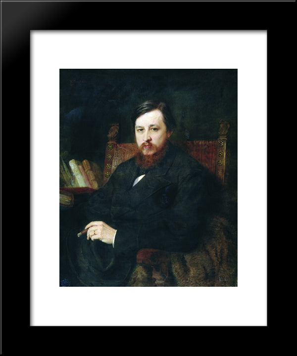 Mikhail Azanchevsky 20x24 Black Modern Wood Framed Art Print Poster by Makovsky, Konstantin