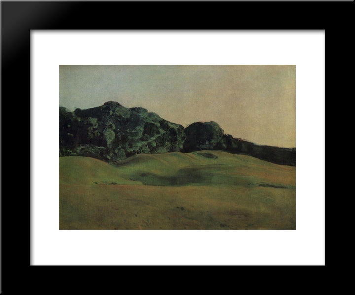 Before Sunset 20x24 Black Modern Wood Framed Art Print Poster by Somov, Konstantin