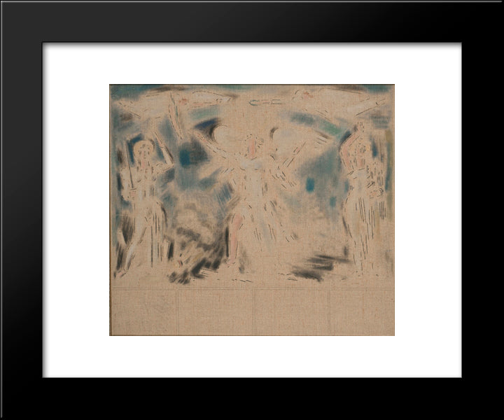 Allegorical Scene 20x24 Black Modern Wood Framed Art Print Poster by Parthenis, Konstantinos