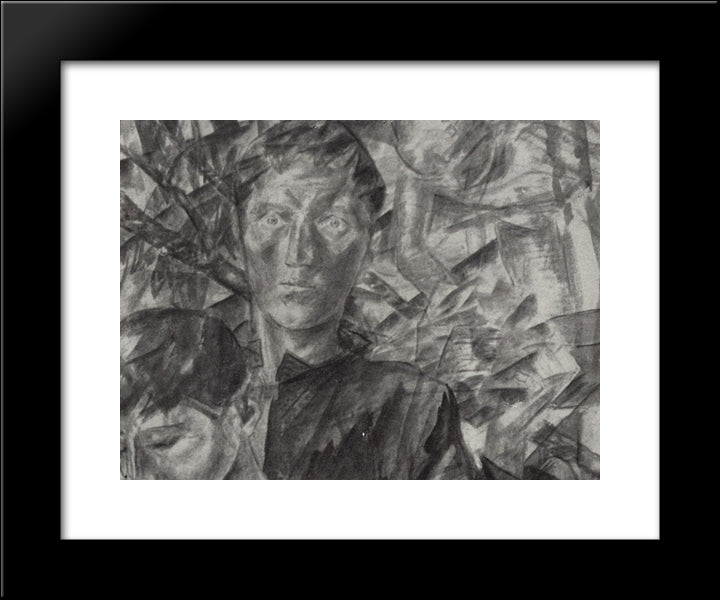 Arrangement 20x24 Black Modern Wood Framed Art Print Poster by Petrov Vodkin, Kuzma