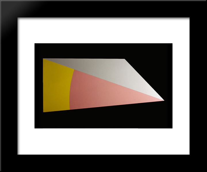 April Fool'S Point 20x24 Black Modern Wood Framed Art Print Poster by Valledor, Leo
