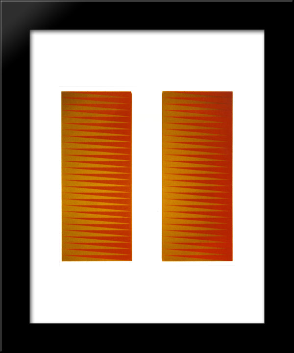 Echo 20x24 Black Modern Wood Framed Art Print Poster by Valledor, Leo