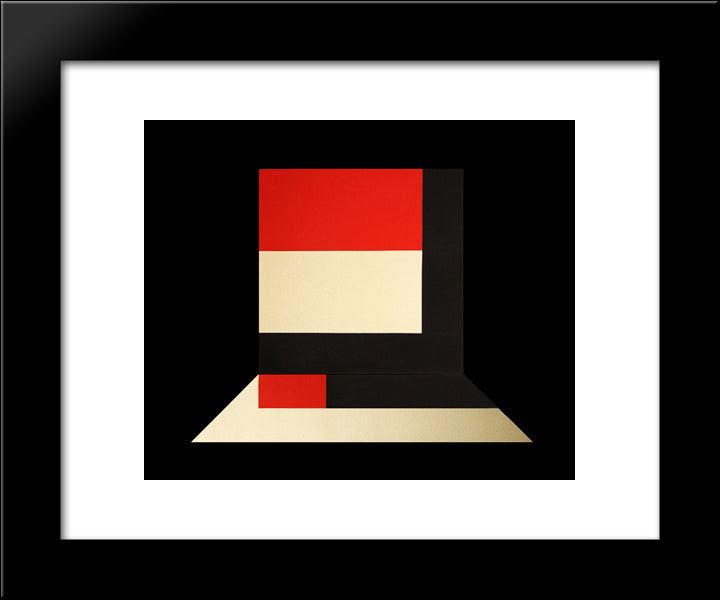Last Tangle 20x24 Black Modern Wood Framed Art Print Poster by Valledor, Leo