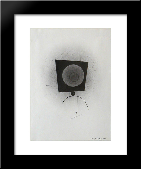 Untitled 20x24 Black Modern Wood Framed Art Print Poster by Tutundjian, Leon Arthur