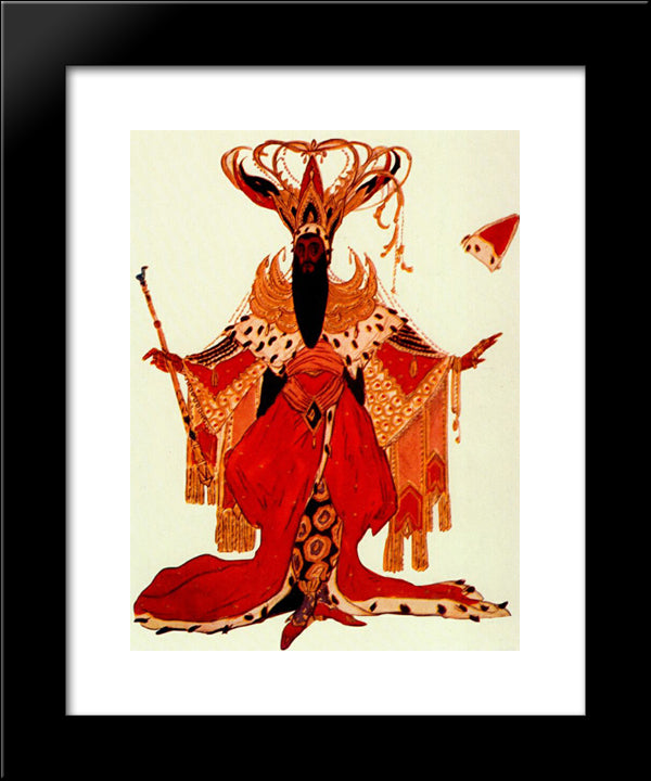 La Legende De Joseph Potiphar 20x24 Black Modern Wood Framed Art Print Poster by Bakst, Leon