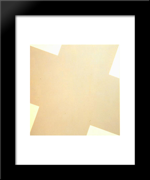 Crossroads Grey 20x24 Black Modern Wood Framed Art Print Poster by Polk Smith, Leon