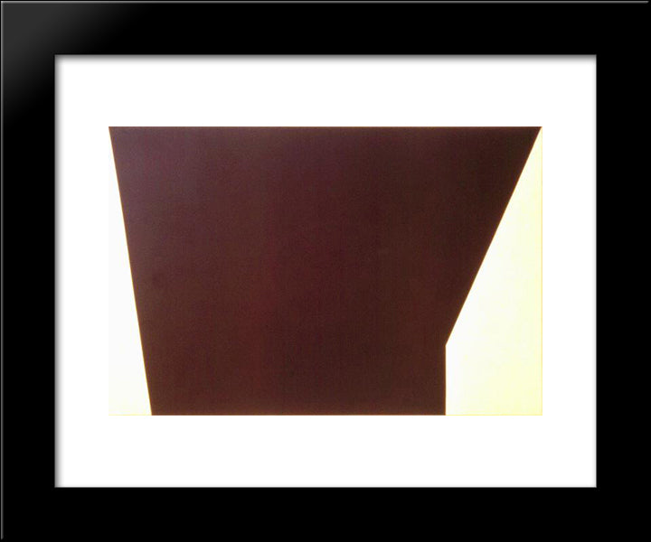 End Gable 20x24 Black Modern Wood Framed Art Print Poster by Polk Smith, Leon