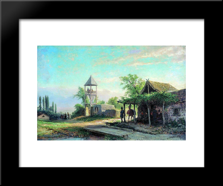 In The Caucasus 20x24 Black Modern Wood Framed Art Print Poster by Lagorio, Lev