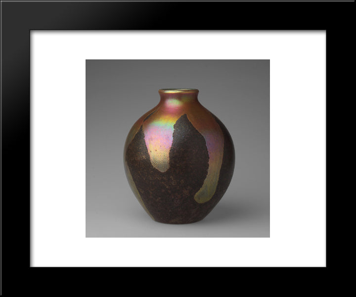 Cypriote Vase 20x24 Black Modern Wood Framed Art Print Poster by Tiffany, Louis Comfort