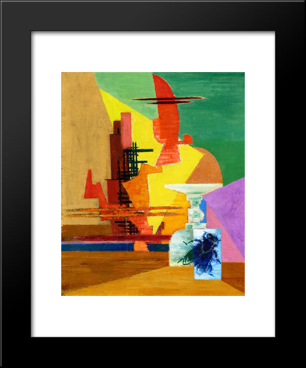 The Large Fly 20x24 Black Modern Wood Framed Art Print Poster by Marcoussis, Louis