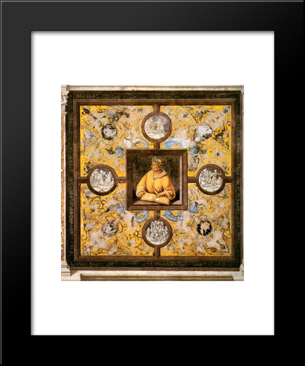 Ovid 20x24 Black Modern Wood Framed Art Print Poster by Signorelli, Luca