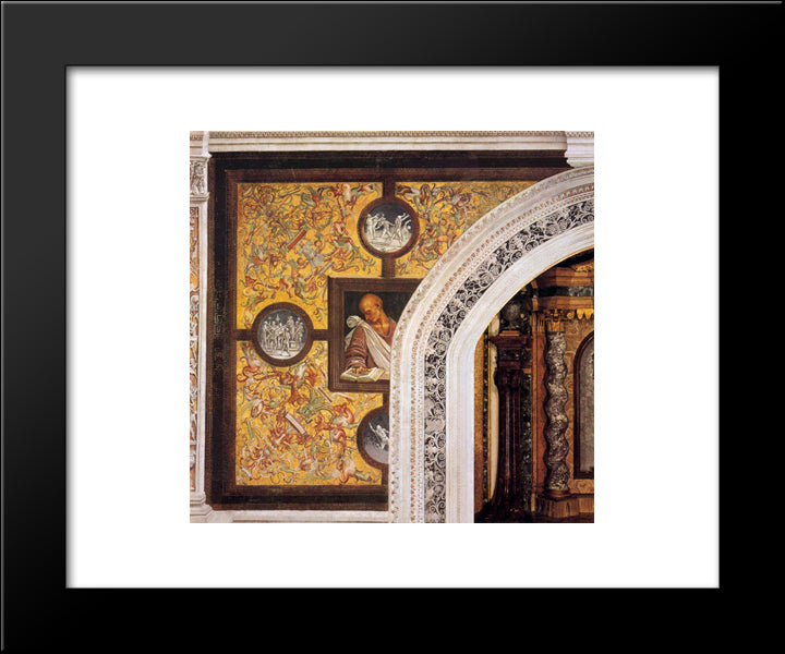 Sallust 20x24 Black Modern Wood Framed Art Print Poster by Signorelli, Luca
