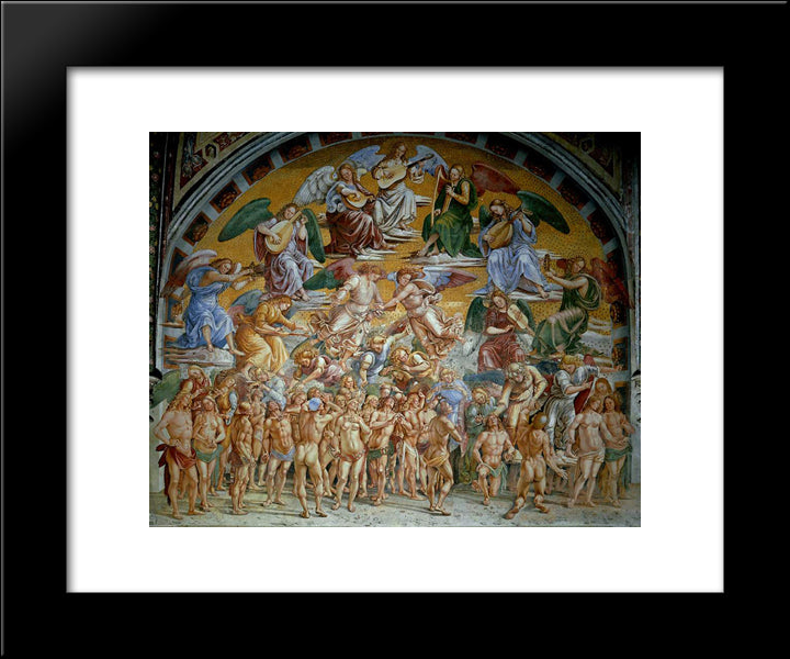 The Paradise 20x24 Black Modern Wood Framed Art Print Poster by Signorelli, Luca