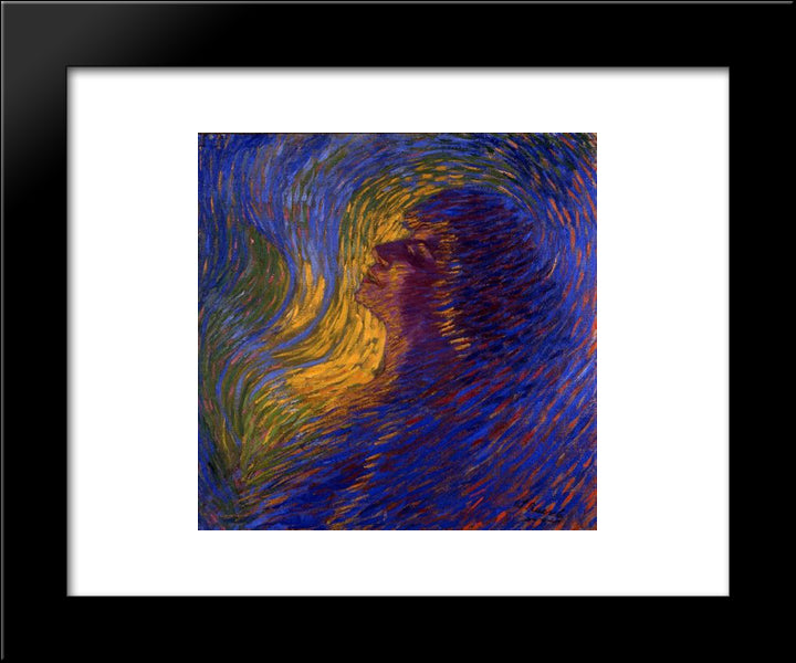 Perfume 20x24 Black Modern Wood Framed Art Print Poster by Russolo, Luigi