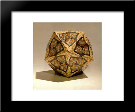 Verblife Tin 20x24 Black Modern Wood Framed Art Print Poster by Escher, M.C.