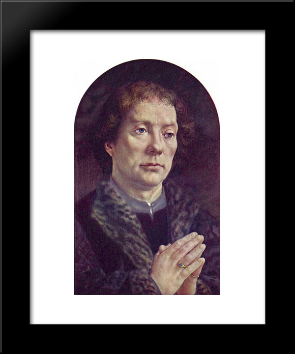 Portrait Of Chancellor Jean Carondelet 20x24 Black Modern Wood Framed Art Print Poster by Mabuse