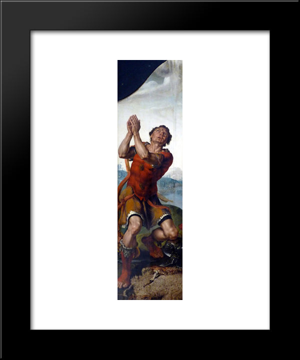 Gideon 20x24 Black Modern Wood Framed Art Print Poster by van Heemskerck, Maerten